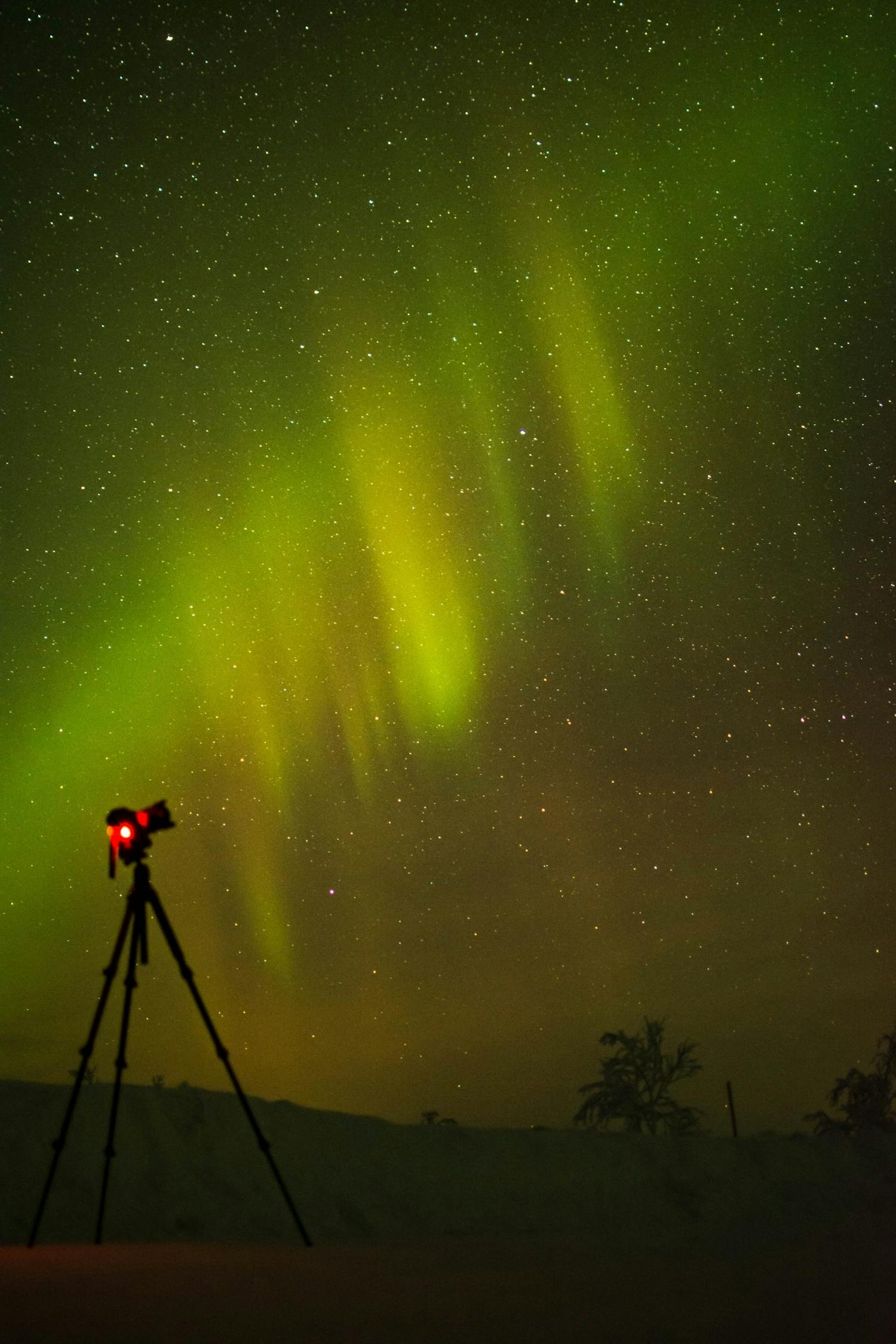 Aurora,Borealis,Photograph,In,Finland